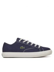 Lacoste Tenisówki Backcourt 7-49CMA0017 Granatowy. Niebieskie trampki LACOSTE, m, bez wzorów, bez zapięcia. Za 299.99 zł.