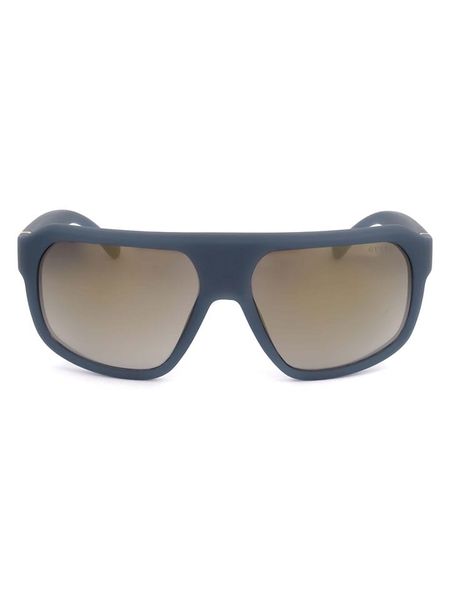 Guess Męskie okulary przeciwsłoneczne w kolorze niebiesko-beżowym rozmiar: 61. Brązowe okulary przeciwsłoneczne Guess. Za 289.52 zł.
