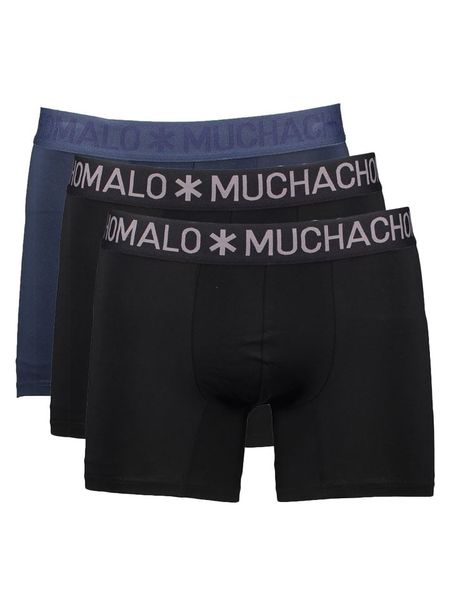Muchachomalo Bokserki (3 pary) w kolorze czarno-granatowym rozmiar: S. Czarne bokserki MUCHACHOMALO, s, bez wzorów. Za 70.57 zł.