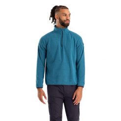 Trespass Wetherill - Męski polar At200 Bondi Blue. Niebieskie bluzy z polaru Trespass, m, bez wzorów, z polaru, bez kaptura. Za 280.99 zł.