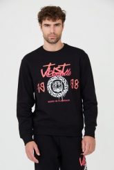 JUST CAVALLI Czarna męska bluza R 1998 Dripp, Rozmiar M. Czarne bluzy Just Cavalli, m, bez wzorów, bez kaptura. W wyprzedaży za 599.99 zł.