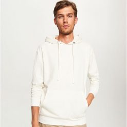 Bluza kangurka z kapturem - Biały. Bluzy marki Reserved. Za 79.99 zł.