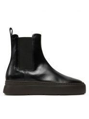 GIUSEPPE ZANOTTI Sztyblety IU40024 Czarny. Czarne botki sznurowane Giuseppe Zanotti, bez wzorów, ze skóry, bez obcasa, bez zapięcia. Za 3,699.00 zł.