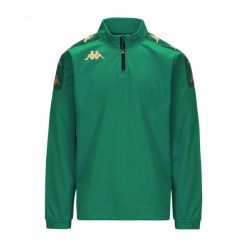 Kurtka z dresu Kappa Gassolo. Zielone kurtki Kappa, bez wzorów, z dresówki, bez kaptura. Za 241.00 zł.