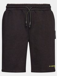 Richmond X Szorty sportowe Ceylan UMP24007BE Czarny Regular Fit. Czarne krótkie spodenki sportowe RICHMOND X, m, bez wzorów, z bawełny. Za 129.99 zł.