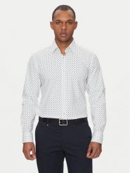 BOSS Koszula 50532828 Błękitny Slim Fit. Niebieskie koszule Boss, m, bez wzorów, z bawełny, bez kołnierzyka, bez ramiączek. Za 269.99 zł.