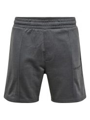 ONLY & SONS Szorty dresowe w kolorze antracytowym rozmiar: L. Czarne krótkie spodenki sportowe Only & Sons, l, bez wzorów, z bawełny. Za 74.81 zł.