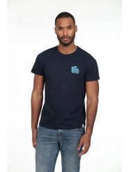 The Time of Bocha Koszulka w kolorze granatowym rozmiar: M. Niebieskie bezrękawniki The Time of Bocha, m, bez wzorów, z bawełny, bez kołnierzyka, bez ramiączek. Za 56.99 zł.