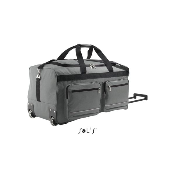 Torba podróżna Sol's Voyager. Czarne torby na ramię SOL'S, bez wzorów, z nylonu, na ramię, duże, bez dodatków. Za 325.90 zł.