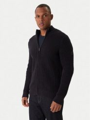 JOOP! Jeans Kardigan Hajoros 30047664 Czarny Modern Fit. Czarne swetry rozpinane JOOP! Jeans, m, bez wzorów, z bawełny, bez kołnierzyka, bez ramiączek. Za 659.99 zł.