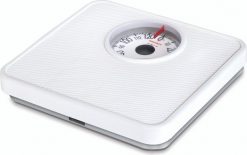 Waga łazienkowa analogowa Tempo White. Białe wagi łazienkowe Soehnle. Za 99.99 zł.
