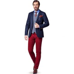 Marynarka Navy CRISTAL. Niebieskie marynarki marki LANCERTO, z bawełny, klasyczne. W wyprzedaży za 399.90 zł.