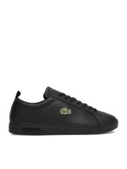 Lacoste Sneakersy C-COURT BASE 51SMA0177_02H Czarny. Czarne buty sportowe casual LACOSTE, bez wzorów, ze skóry, bez zapięcia. Za 379.99 zł.