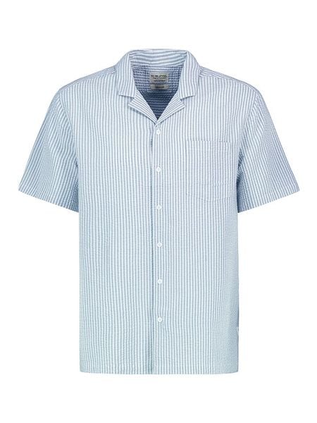 Sublevel Koszula - Regular fit - w kolorze błękitnym rozmiar: S. Niebieskie koszule Sublevel, s, bez wzorów, z bawełny, bez kołnierzyka, bez ramiączek. Za 74.46 zł.
