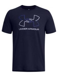 Under Armour Koszulka w kolorze granatowym rozmiar: M. Niebieskie bezrękawniki Under Armour, m, bez wzorów, bez kołnierzyka, bez ramiączek. Za 87.61 zł.