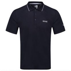 Męska Koszulka Polo Maverik V. Niebieskie koszulki polo Regatta, m, bez wzorów, bez kołnierzyka, bez ramiączek. Za 73.99 zł.