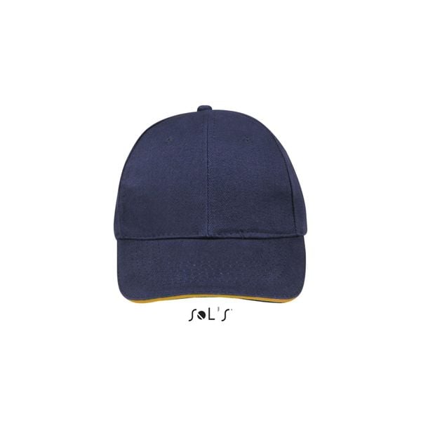 Czapka Sol's Buffalo. Brązowe czapki z daszkiem SOL'S, bez wzorów, z bawełny. Za 23.00 zł.