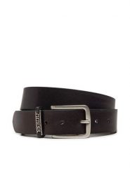 Guess Pasek Męski M4BZ29 L0VE0 Czarny. Czarne paski Guess, z aplikacjami, ze skóry. Za 169.99 zł.
