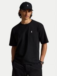 Polo Ralph Lauren T-Shirt 710A12979008 Czarny Regular Fit. Czarne koszulki polo Polo Ralph Lauren, m, bez wzorów, z bawełny, bez kołnierzyka, bez ramiączek. Za 419.99 zł.