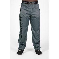 Spodnie fitness męskie Gorilla Wear Mercury Mesh Pants. Czarne spodnie treningowe długie GORILLA WEAR, m, bez wzorów, z meshu. Za 249.00 zł.