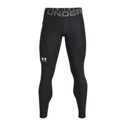 Legginsy fitness męskie Under Armour Ua Hg Armour 001. Czarne bielizna termoaktywna Under Armour, l, bez wzorów, do biegania. Za 189.00 zł.