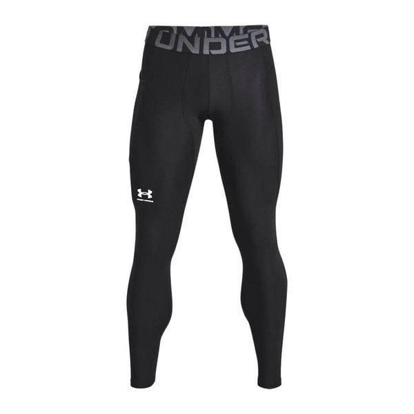 Legginsy fitness męskie Under Armour Ua Hg Armour 001. Czarne bielizna termoaktywna Under Armour, l, bez wzorów, bez ramiączek, do biegania. Za 131.19 zł.