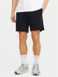 Jack&Jones Szorty sportowe Gordon 12248831 Czarny Regular Fit. Czarne krótkie spodenki sportowe Jack&Jones, m, bez wzorów, z bawełny. Za 99.99 zł.