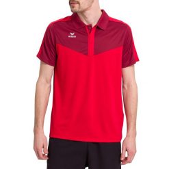 Polo Erima Squad. Czerwone koszulki polo Erima, m, bez wzorów, z materiału, bez kołnierzyka, bez ramiączek. W wyprzedaży za 91.50 zł.