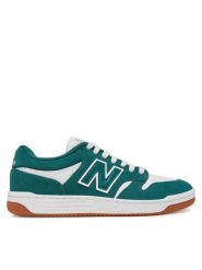 New Balance Sneakersy NM480NDI Zielony. Zielone buty sportowe casual New Balance, bez wzorów, ze skóry, bez zapięcia. Za 319.99 zł.