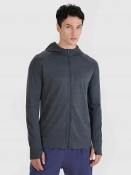 BLUZA MĘSKA 4F TRENINGOWA SZYBKOSCHNĄCA DO BIEGANIA L/XL M544 KOLOR SZARY. Szare bluzy bez kaptura 4F, l, bez wzorów, z bawełny, bez kaptura. Za 269.99 zł.