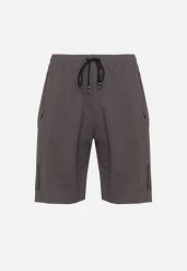 Ciemnoszare Klasyczne Szorty z Wysokim Stanem Warrlea. Szare szorty Born2be, l, bez wzorów, eleganckie, z podwyższonym stanem. W wyprzedaży za 35.99 zł.