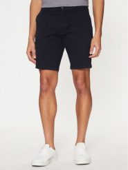 Calvin Klein Szorty materiałowe Modern Twill K10K114063 Granatowy Slim Fit. Niebieskie szorty CALVIN KLEIN, m, bez wzorów, z bawełny. Za 219.99 zł.