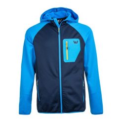 Bluza trekkingowa męska Whistler Salen Power Stretch. Niebieskie bluzy z kapturem WHISTLER, l, bez wzorów, z elastanu, z kapturem. Za 246.99 zł.