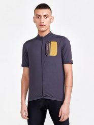 Craft Koszulka kolarska "ADV Offroad" w kolorze granatowym rozmiar: XXL. Niebieskie t-shirty sportowe Craft, bez wzorów, z materiału, bez ramiączek, rowerowe. Za 173.99 zł.