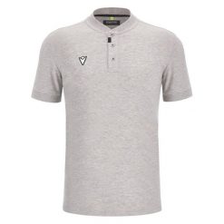 Polo Macron Athleisure SCE Patmos II CTN KR. Szare koszulki polo Macron, m, bez wzorów, bez kołnierzyka, bez ramiączek. Za 268.50 zł.
