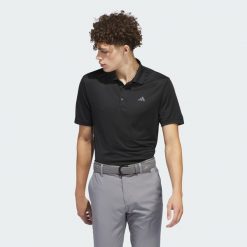Koszulka Adi Performance Polo. Czarne koszulki polo Adidas, m, bez wzorów, z materiału, bez kołnierzyka, bez ramiączek. Za 229.00 zł.