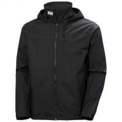Kurtka uniwersalna męska Helly Hansen Crew Hooded 2.0. Czarne kurtki Helly Hansen, m, bez wzorów, z syntetyku, z kapturem. Za 571.99 zł.