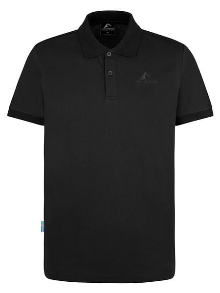 Westfjord Koszulka polo "Hekla" w kolorze czarnym rozmiar: 3XL. Czarne koszulki polo Westfjord, xl, bez wzorów, z materiału, bez kołnierzyka, bez ramiączek. Za 78.66 zł.