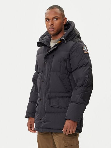 Parajumpers Kurtka puchowa Harraskeet 25WMPMPUHF03 Czarny Regular Fit. Czarne kurtki Parajumpers, m, bez wzorów, z puchu, bez kaptura. Za 2,639.00 zł.