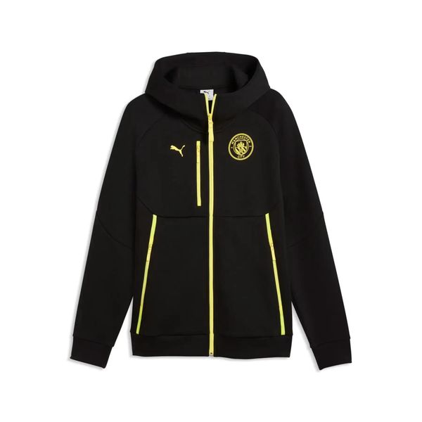 Bluza z kapturem z zamkiem Manchester City 2026/27. Szare bluzy z kapturem Puma, l, bez wzorów, z dresówki, z kapturem. Za 366.50 zł.