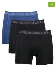 Muchachomalo Bokserki (3 pary) w kolorze czarno-granatowym rozmiar: S. Czarne bokserki MUCHACHOMALO, s, bez wzorów. Za 144.95 zł.