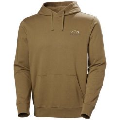 Bluza z kapturem Helly Hansen Massif Graphic. Brązowe bluzy z kapturem Helly Hansen, l, bez wzorów, z bawełny, z kapturem. Za 337.30 zł.