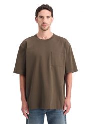 Scotch & Soda Koszulka w kolorze brązowym rozmiar: M. Brązowe bezrękawniki Scotch & Soda, m, bez wzorów, z bawełny, bez kołnierzyka, bez ramiączek. Za 110.55 zł.