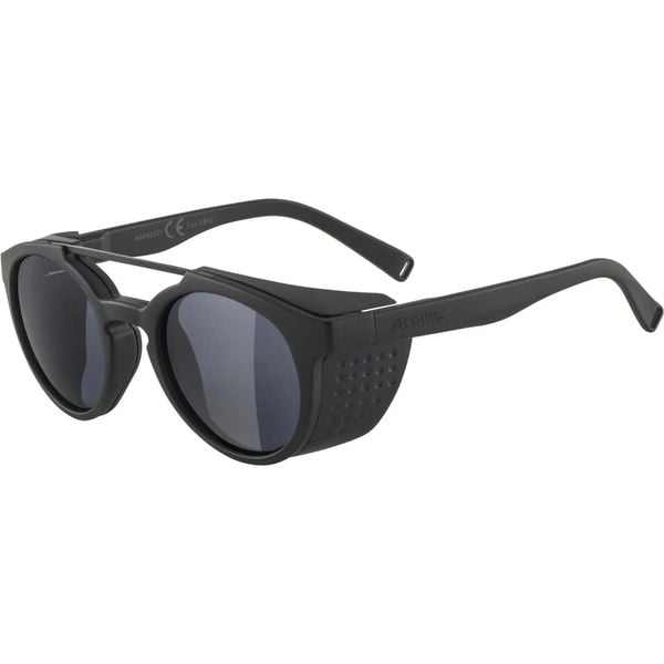 Okulary przeciwsłoneczne Alpina Glace. Czarne okulary przeciwsłoneczne Alpina, okrągłe. Za 245.50 zł.