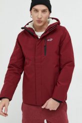 Hollister Co. kurtka męska kolor bordowy przejściowa. Czerwone kurtki Hollister Co., l, bez wzorów, z materiału, bez kaptura. W wyprzedaży za 419.99 zł.