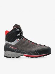 Buty trekkingowe męskie Mammut Kento Tour High GTX. Szare buty turystyczne Mammut, na zimę, bez wzorów, z gore-texu, bez zapięcia, trekkingowe, gore-tex. Za 887.73 zł.