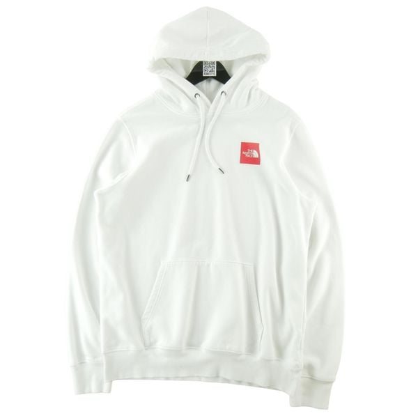 Second life - The North Face bluza męska z kapturem - Jak nowy. Białe bluzy z kapturem The North Face, l, bez wzorów, z materiału, z kapturem. Za 149.06 zł.