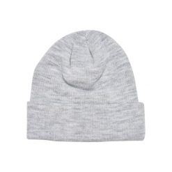 Zestaw czapki i szalika z recyklingu Urban Classics Basic. Szare czapki zimowe Urban Classics, bez wzorów. Za 183.50 zł.