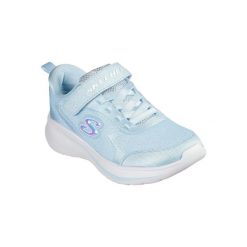 Buty SKECHERS WAVE 92 Niebieski. Białe buty trekkingowe Skechers, bez wzorów, z tkaniny, bez zapięcia. Za 170.99 zł.