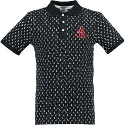 Koszulka polo "Karembeu" w kolorze granatowym. Koszulki polo marki Geographical Norway Men, z haftami, z bawełny, polo, z krótkim rękawem. W wyprzedaży za 86.95 zł.